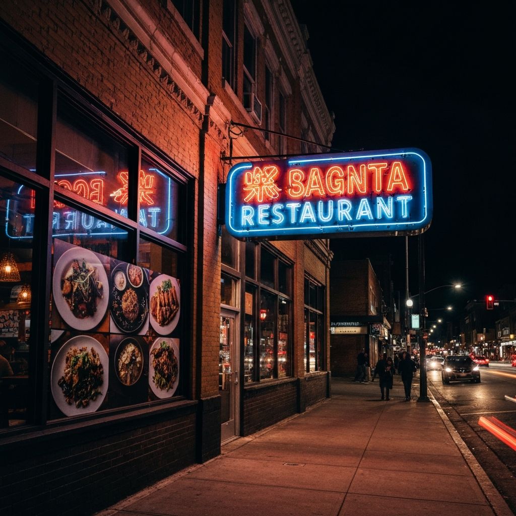Downtown Restaurant Signage